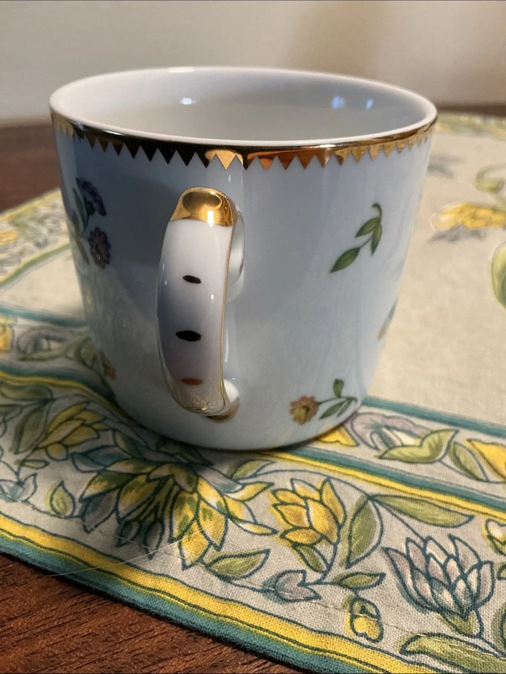 I. Godinger & Co. Primavera Flat Cup & Saucer Set